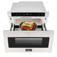 Kucht Professional 48 in. 6.7 cu ft. Natural Gas Range, Range Hood, Microwave Drawer, Dishwasher Package, AP-KNG481-S-4