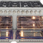 Kucht Professional 48 in. 6.7 cu ft. Natural Gas Range, Range Hood & Microwave Drawer Package, AP-KNG481-S-3