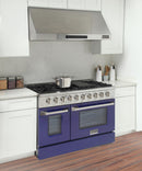 Kucht 48-Inch 6.7 Cu. Ft. Gas Range with Grill/Griddle in Blue KNG481-B