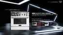 Kucht 48-Inch 6.7 Cu. Ft. Gas Range with Grill/Griddle in White KNG481-W