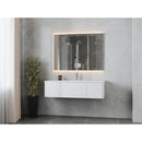 Laviva Legno 54" Alabaster White Bathroom Vanity with Matte White VIVA Stone Solid Surface Countertop 313LGN-54AW-MW