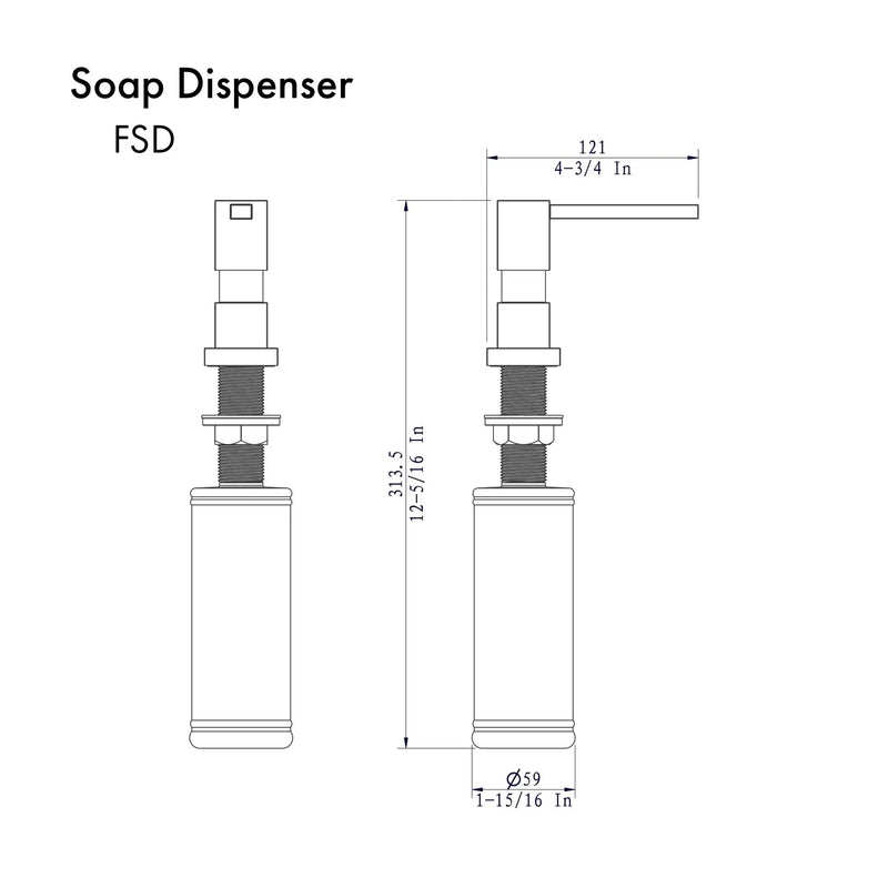 LINE Faucet Soap Dispenser