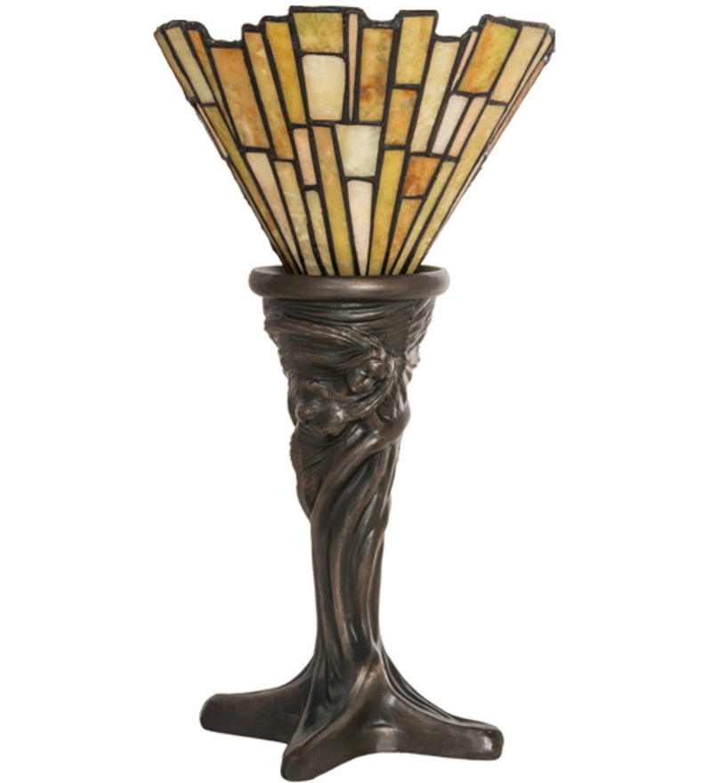 Meyda 16" High Delta Jadestone Mini Lamp- 244880