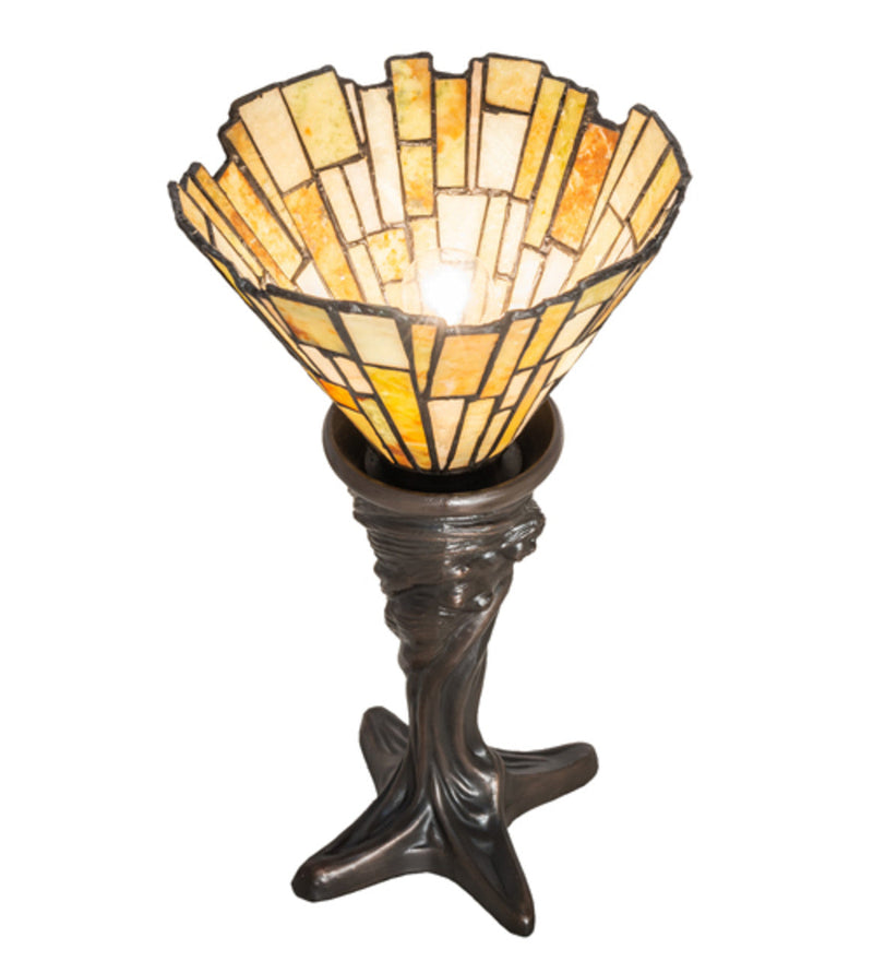 Meyda 16" High Delta Jadestone Mini Lamp- 244880