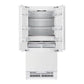 Kucht 5-Piece Appliance Package - 36-Inch Dual Range, 36-Inch Panel Ready Refrigerator, Wall Mount Hood, Panel Ready Dishwasher, & Microwave Drawer
