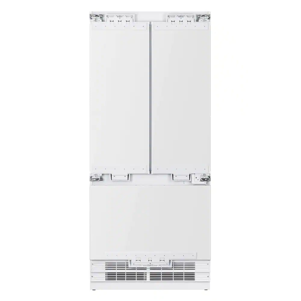 Kucht 4-Piece Appliance Package - 30-Inch Dual Fuel Range, 36-Inch Panel Ready Refrigerator, Wall Mount Hood, & Panel Ready Dishwasher
