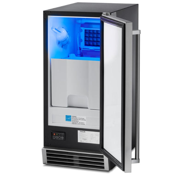 Thor Kitchen Ice Maker showcasing whats inside
