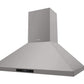 Thor Kitchen 2-Piece Appliance Package - 36-Inch Electric Range and Wall Mount Hood in Stainless Steel