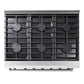 Thor Kitchen 2-Piece Appliance Package - 36-Inch Gas Range & Premium Wall Mount Hood in Stainless Steel