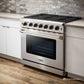 Thor Kitchen 2-Piece Appliance Package - 36-Inch Gas Range & Premium Wall Mount Hood in Stainless Steel