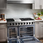 Thor Kitchen 2-Piece Appliance Package - 48-Inch Gas Range & Under Cabinet 11-Inch Tall Hood in Stainless Steel