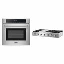 Thor Kitchen 2-Piece Pro Appliance Package - 48-Inch Rangetop & Electric Wall Oven in Stainless Steel
