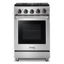 Thor Kitchen 24-Inch 3.7 cu. ft. Oven Gas Range in Stainless Steel LRG2401U