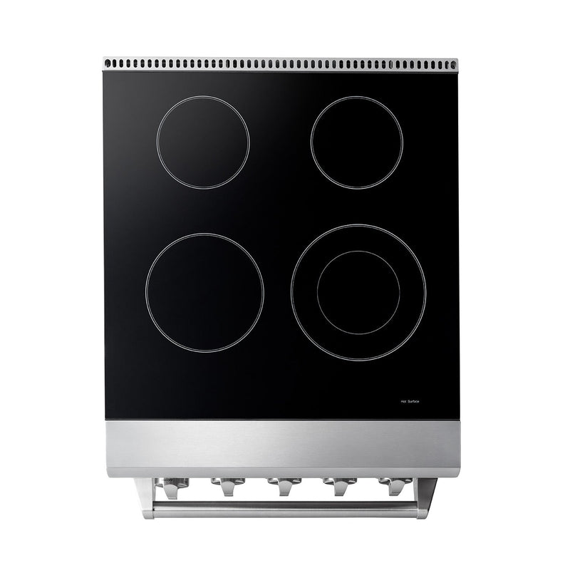 Thor Kitchen 24-Inch 3.73 cu. ft. Oven Electric Range in Stainless Steel HRE2401