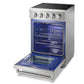 Thor Kitchen 24-Inch 3.73 cu. ft. Oven Electric Range in Stainless Steel HRE2401