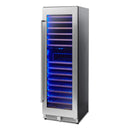 Thor Kitchen 24” Freestanding Wine Cooler with 162-Bottle Capacity and Dual Zone in Stainless Steel TWC2403DI