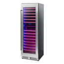 Thor Kitchen 24” Freestanding Wine Cooler with 162-Bottle Capacity and Dual Zone in Stainless Steel TWC2403DI