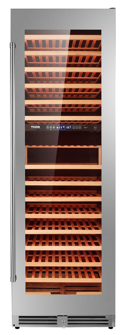 Thor Kitchen 24 in. 162 Bottle Dual Zone Wine Cooler