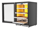 THOR Kitchen 24-Inch Single Zone Wine Cooler, Left Swing, 45 Wine Bottle Capacity - TWC24UL-LH
