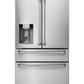 Thor Kitchen 3-Piece Appliance Package - 36-Inch Electric Range with Tilt Panel, Refrigerator with Water Dispenser, & Dishwasher in Stainless Steel