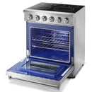 Thor Kitchen 30-Inch 4.55 cu. ft. Oven Electric Range in Stainless Steel HRE3001