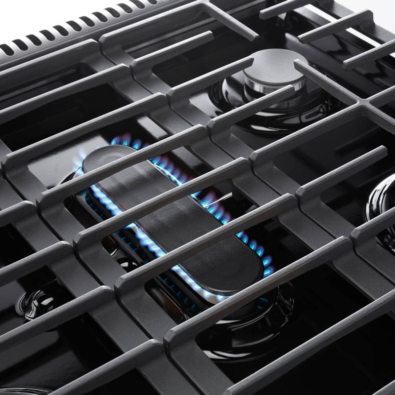 Thor Kitchen 30-Inch Gas Range with 5 Burners, 4.55 cu. ft Oven in Stainless Steel LRG3001U