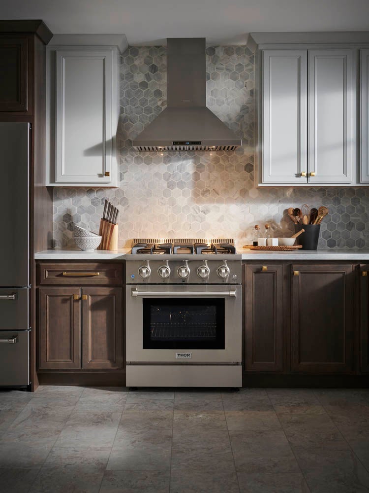 Thor Kitchen 30 in. Wall Mount LED Light Range Hood in Stainless Steel
