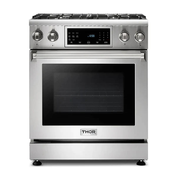 Thor Kitchen 30 Inch Tilt Panel Professional Gas Range