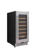 Thor Kitchen 15” Built-in Wine Cooler with 33-Bottle Capacity and Sabbath Mode TWC1501