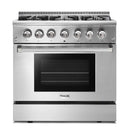 Thor Kitchen 36-Inch 5.2 cu. ft. Oven Dual Fuel Range in Stainless Steel HRD3606U