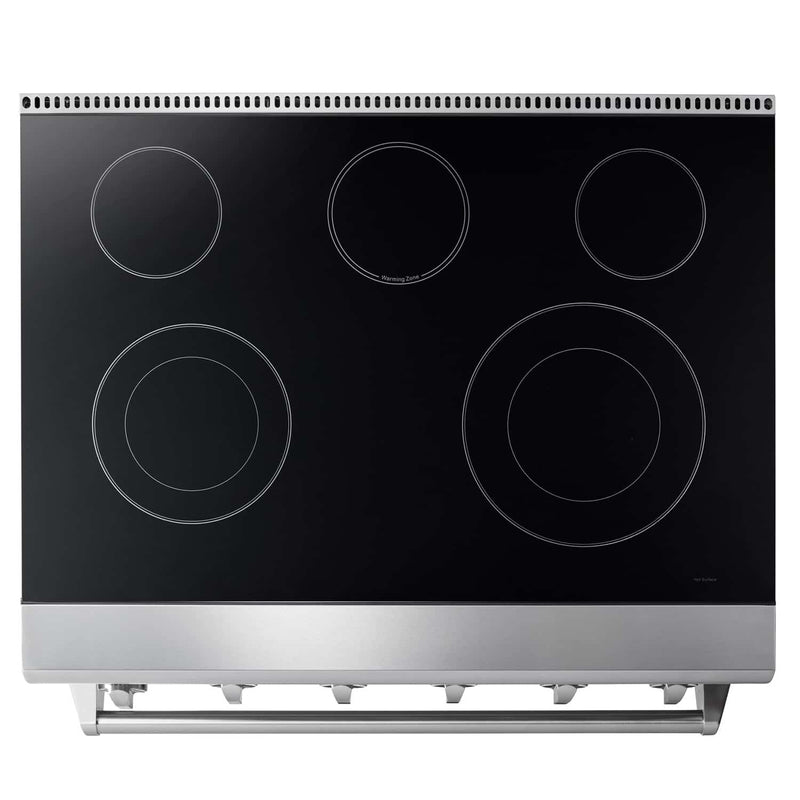 Thor Kitchen 36-Inch 6.0 cu. ft. Oven Electric Range in Stainless Steel HRE3601