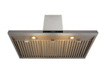 Thor Kitchen 36 in. Wall Mount LED Light Range Hood in Stainless Steel 