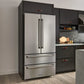 Thor Kitchen 36-Inch 22.5 cu. ft Freestanding French Door Refrigerator with Ice Maker in Stainless Steel