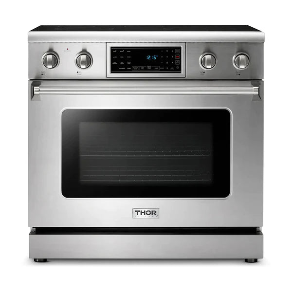 Thor Kitchen 36 Inch Tilt Panel Professional Electric Range 