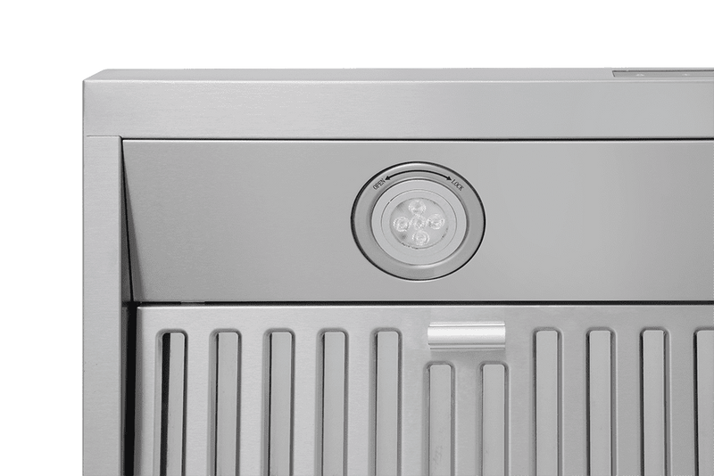 Thor Kitchen 36-Inch Wall Mount LED Light Range Hood in Stainless Steel HRH3607