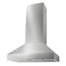 Thor Kitchen 4-Piece Pro Appliance Package - 36-Inch Gas Range, French Door Refrigerator, Pro-Style Wall Mount Hood and Dishwasher in Stainless Steel