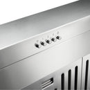 Thor Kitchen 4-Piece Pro Appliance Package - 36-Inch Gas Range, Refrigerator with Water Dispenser, Pro-Style Wall Mount Hood & Dishwasher in Stainless Steel
