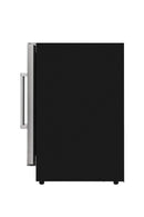 Thor Kitchen 6-Piece Appliance Package - 36-Inch Electric Range, Wall Mount Range Hood, Refrigerator with Water Dispenser, Dishwasher, Microwave, and Wine Cooler in Stainless Steel