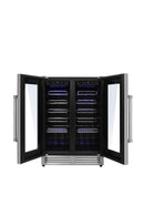 Thor Kitchen 5-Piece Appliance Package - 36-Inch Gas Range, Refrigerator, Dishwasher, Microwave, and Wine Cooler in Stainless Steel