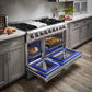 Thor Kitchen 48-Inch 6.7 cu. ft. Professional Gas Range in Stainless Steel with Double Oven HRG4808U