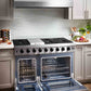 Thor Kitchen 48-Inch 6.8 cu. ft. Double Oven Gas Range in Stainless Steel LRG4807U
