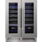 Thor Kitchen 5-Piece Appliance Package - 36-Inch Electric Range, Refrigerator with Water Dispenser, Dishwasher, Microwave Drawer, & Wine Cooler in Stainless Steel