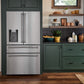 Thor Kitchen 5-Piece Appliance Package - 36-Inch Electric Range, Refrigerator with Water Dispenser, Pro-Style Wall Mount Hood, Dishwasher, & Wine Cooler in Stainless Steel