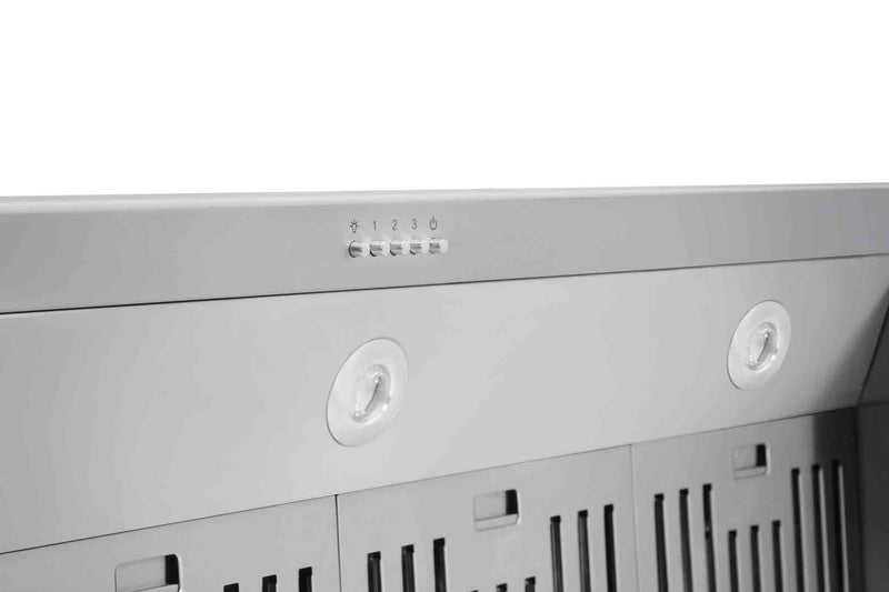 Thor Kitchen 5-Piece Appliance Package - 48-Inch Gas Range, Refrigerator with Water Dispenser, Under-cabinet 16.5-Inch Hood, Dishwasher, & Microwave Drawer in Stainless Steel