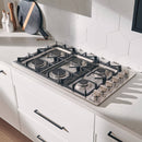 Thor Kitchen 5-Piece Pro Appliance Package - 36-Inch Gas Cooktop, Electric Wall Oven, Wall Mount Hood, Dishwasher & Refrigerator with Water Dispenser in Stainless Steel