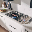 Thor Kitchen 5-Piece Pro Appliance Package - 36-Inch Gas Cooktop, Electric Wall Oven, Wall Mount Hood, Dishwasher & Refrigerator with Water Dispenser in Stainless Steel