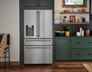 Thor Kitchen 5-Piece Pro Appliance Package - 36-Inch Rangetop, Electric Wall Oven, Wall Mount Hood, Dishwasher & Refrigerator with Water Dispenser in Stainless Steel