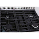 Thor Kitchen 6-Piece Appliance Package - 30-Inch Gas Range, Refrigerator with Water Dispenser, Wall Mount Hood, Dishwasher, Microwave Drawer, & Wine Cooler in Stainless Steel
