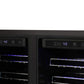 Thor Kitchen 6-Piece Appliance Package - 36-Inch Gas Range with Tilt Panel, French Door Refrigerator, Wall Mount Hood, Dishwasher, Microwave Drawer, & Wine Cooler in Stainless Steel