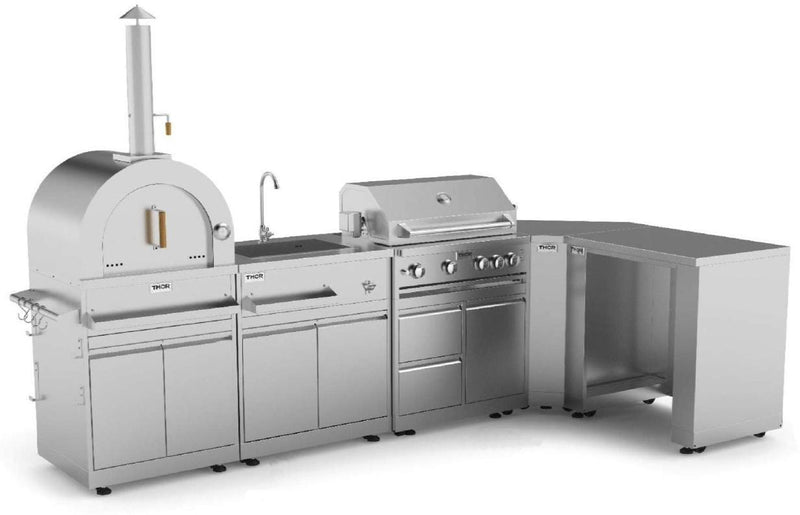 Thor Kitchen Modular Kitchen Grill Cart MK03SS304